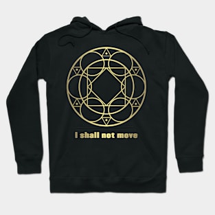 BLM Not Moving Gold Version Hoodie